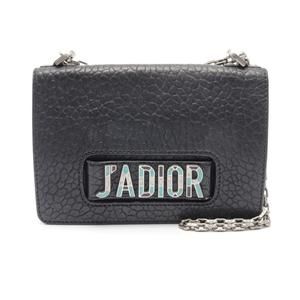 Dior J'Adior Shoulder Bag Leather Black